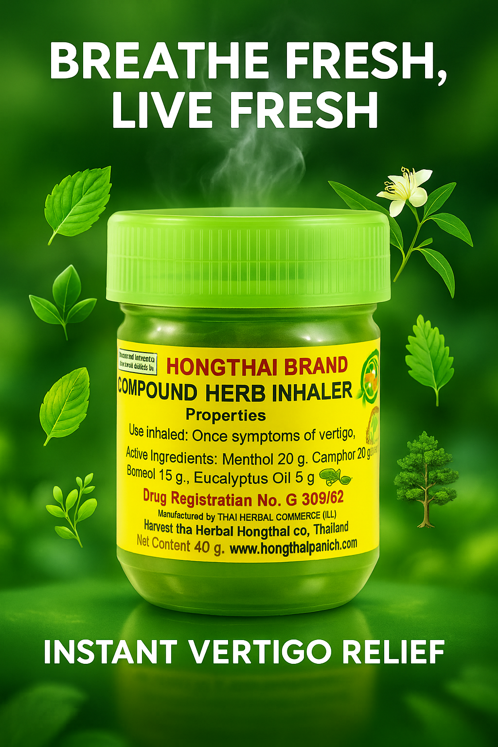 Hong Thai Traditional Thai Herbal Inhalant